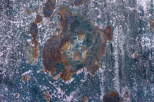 Yüzeyinde Aşınma Olan Paslı Demir Dokusu — Stok fotoğraf