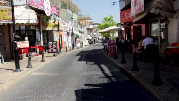 Straat Tzfat Israël — Stockvideo