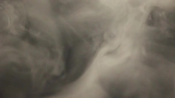 Abstract Smoke Achtergrond Grijs Zwart — Stockvideo