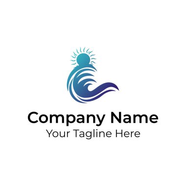 Soyut Basit Minimalist Logo Vektörü. Şirket Logosu