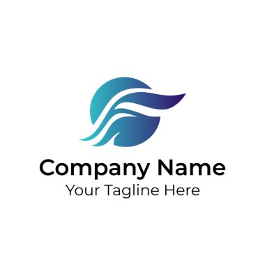 Soyut Basit Minimalist Logo Vektörü. Şirket Logosu