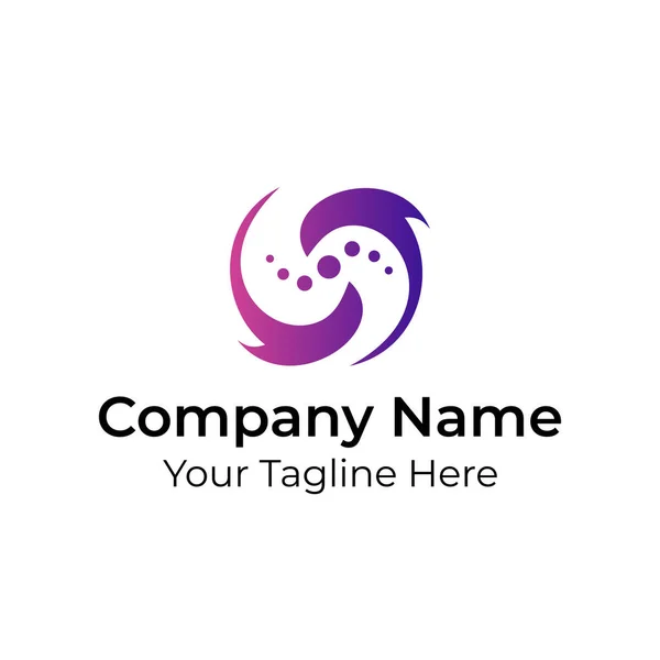 Soyut Basit Minimalist Logo Vektörü. Şirket Logosu