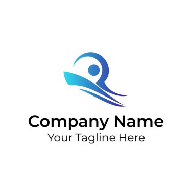 Soyut Basit Minimalist Logo Vektörü. Muhteşem Şirket Logosu