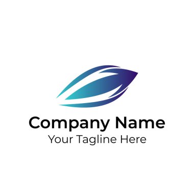 Soyut Basit Minimalist Logo Vektörü. Muhteşem Şirket Logosu