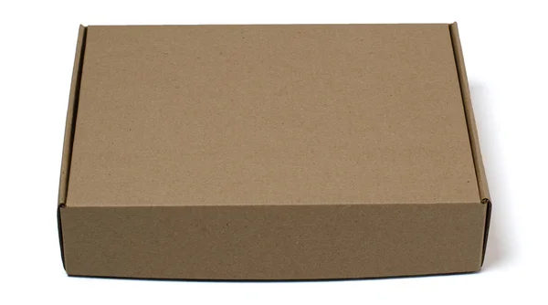 Cardboard box isolated on white background — Stock Photo, Image