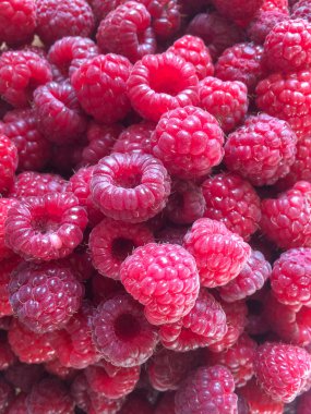 Taze ve tatlı ahududu arka planı