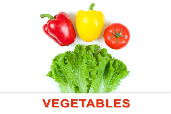 Świeże kolorowe organiczne warzywa zrobione z góry, — Zdjęcie stockowe