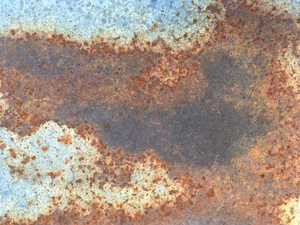 Rusty Old Rough Metal Texture Dark Rusty Metal Texture Background — Stock Photo, Image