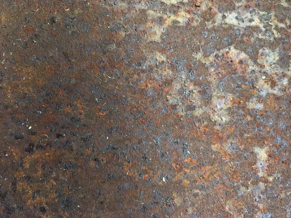 生锈的 粗糙的 金属质地 深色锈蚀金属质感背景 用于室内装饰和工业建筑概念设计 复古咖啡C — 图库照片