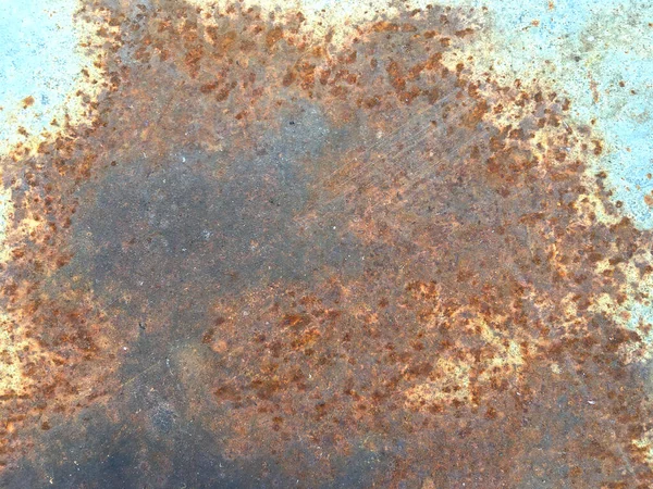 Rusty Old Rough Metal Texture Dark Rusty Metal Texture Background — Stock Photo, Image