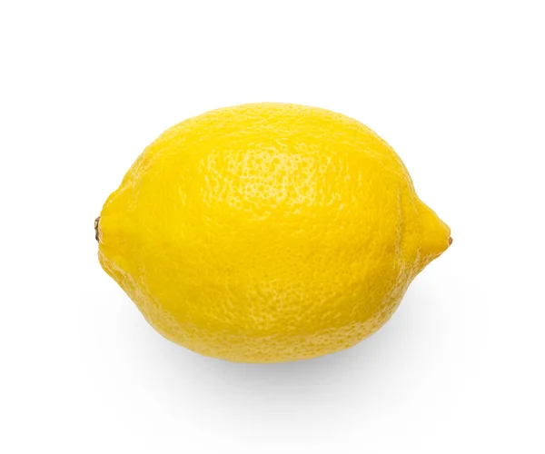 Limão isolado no fundo branco. vista superior — Fotografia de Stock
