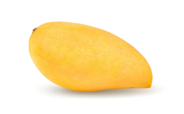 Mango giallo isolato su fondo bianco — Foto Stock