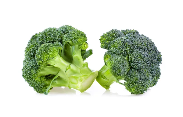Brokoli diisolasi pada latar belakang putih — Stok Foto