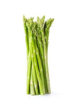 Kuşkonmaz beyaz arkaplanda izole