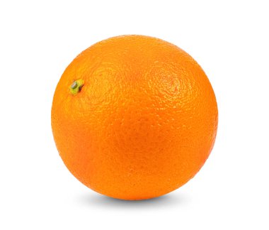 Beyaz arka planda izole portakal meyvesi. tam alan derinliği
