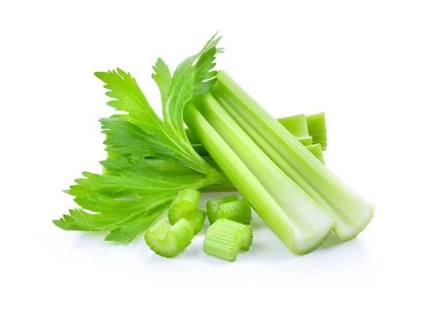 Fresh Celery Isolated White Background — Stock Photo, Image