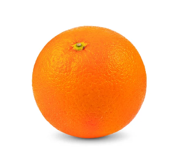 白い背景に孤立したオレンジの果実 畑の深さは — ストック写真