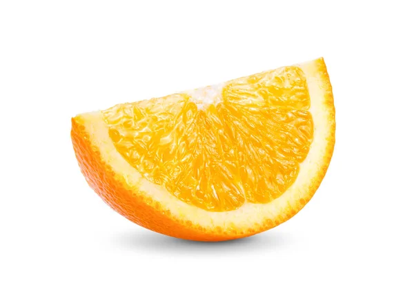 오렌지색 조각은 배경에서 분리됩니다 — 스톡 사진