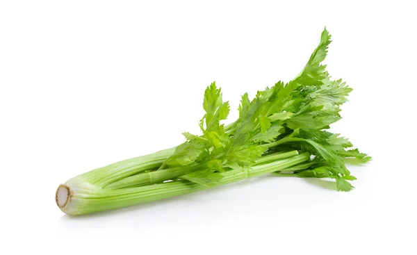 Fresh Celery Isolated White Background Full Depth Field — Stock Photo, Image