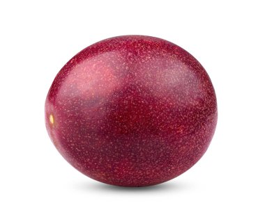 Beyaz arka planda izole edilmiş tutku meyveleri. tam alan derinliği