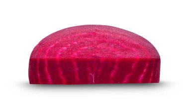 Pancar dilimleri beyaz arka planda izole edilmiş. tam alan derinliği