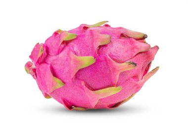 Ejderha meyvesi beyaz arka planda izole. tam alan derinliği