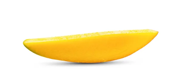 Mango Slices White Background Full Depth Field — Stock Photo, Image