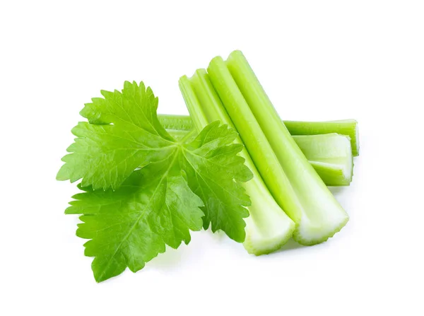Fresh Celery Isolated White Background Full Depth Field — Stock Photo, Image