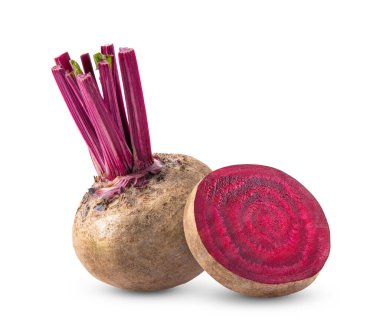 Pancar kökü beyaz arkaplanda izole edildi