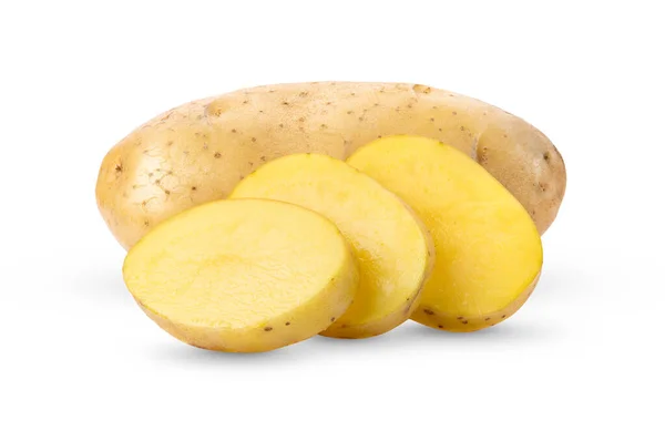 Potato Isolated White Background — Stock Photo, Image