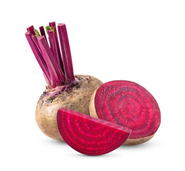 Pancar kökü beyaz arkaplanda izole edildi