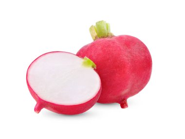 turp beyaz arkaplanda izole edildi