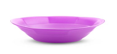 Pembe kase beyaz arkaplanda izole.