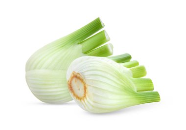 Taze rezene beyaz arka planda izole edildi.