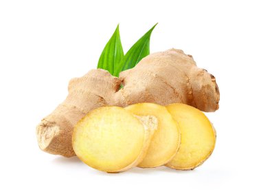 Yaprakları beyaz arkaplanda izole edilmiş kızıl tam derinlik alan