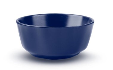 mavi kase beyaz arkaplanda izole