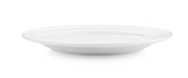 seramik plaka beyaz arkaplanda izole edildi