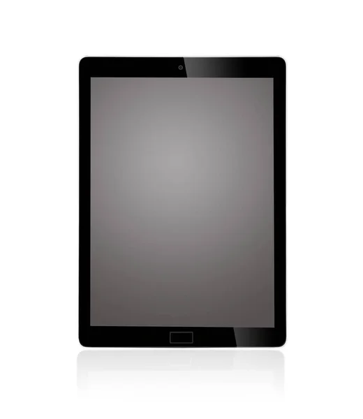 Komputer Typu Tablet Izolacją Białym Tle — Zdjęcie stockowe