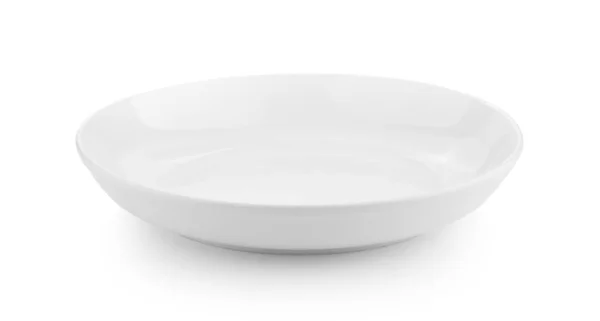 White Bowl Isolated White Background — Stock Photo, Image