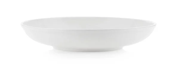 White Bowl Isolated White Background — Stock Photo, Image