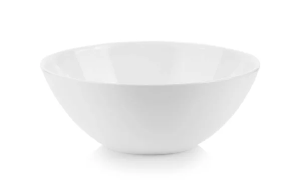 Ceramiczna Miska Izolowana Białym Tle — Zdjęcie stockowe
