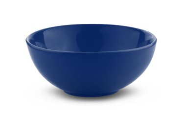 mavi kase beyaz arkaplanda izole