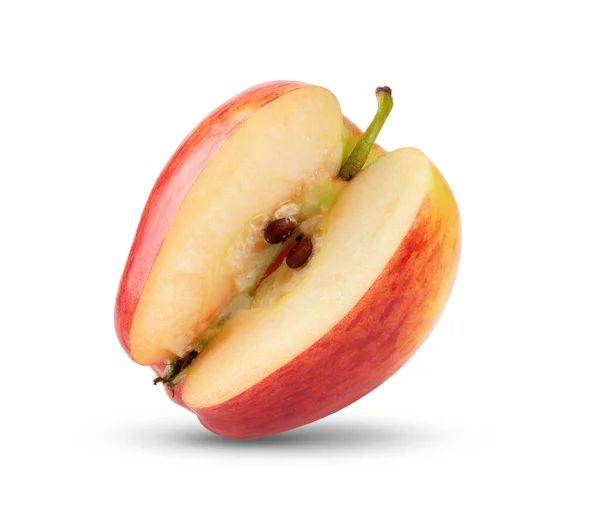 Jablko Izolované Bílém Pozadí — Stock fotografie