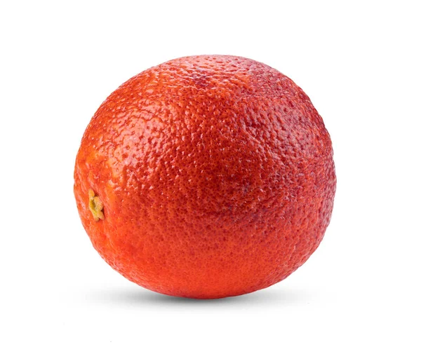 白い背景に隔離された血のオレンジ — ストック写真