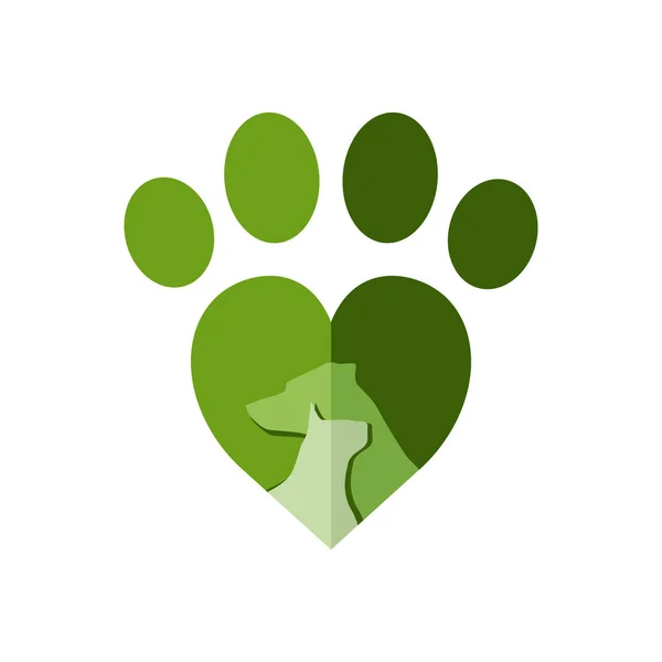 Собака Кіт Ілюстрація Собаки Кішки Любові Домашніх Тварин — стоковий вектор
