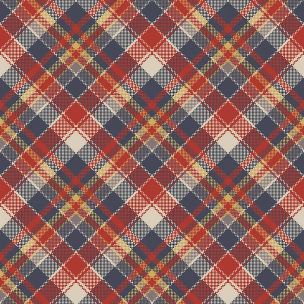 Tartan Textura Tecido Grosso Padrão Sem Costura Ilustração Vetorial —  Vetores de Stock