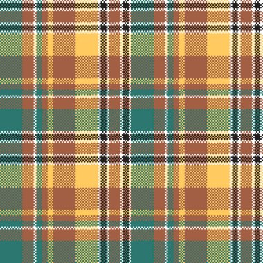 Dikişsiz desen tartan doku. Vektör çizim.