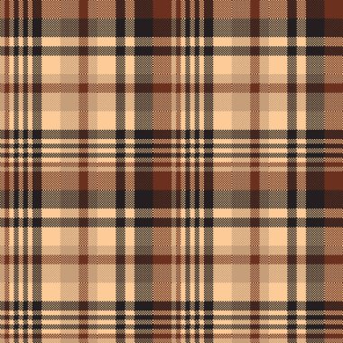 Dikişsiz desen tartan çikolata renkli arka planı. Vektör çizim.