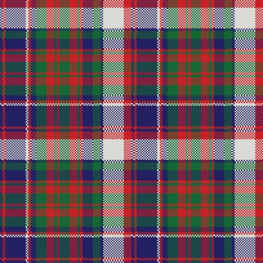 İngiliz tartan onay ekose seamless modeli. Vektör çizim.