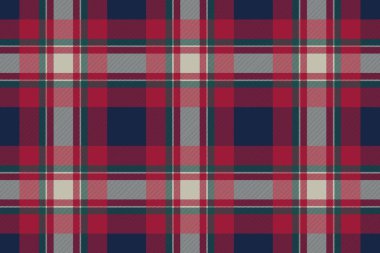 Tartan arka plan kumaş doku seamless modeli. Düz tasarım. Vektör çizim.